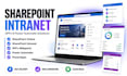 develop sharepoint online intranet, spfx webparts and power automate workflows