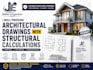 provide architectural drawings with structural calculations