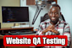 website QA testing and usability testing for software