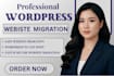 migrate wordpress website lovable website replit ai website hostinger website