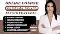 create online course content,elearning course, course creation, lesson planning