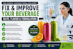 fix beverage taste, flavor balancing and drink formulation issues