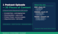 repurpose your podcast into linkedin posts emails