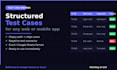 write detailed manual test cases for your web or mobile app