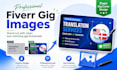 design a professional fiverr gig image