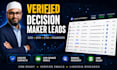 provide decision maker verified leads