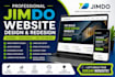 design jimdo website redesign jimdo website jimdo SEO website setup