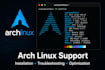 fix linux arch linux dual boot pc issues