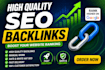 high  quality SEO backlinks for website ranking