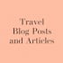 write engaging SEO travel blog posts and articles