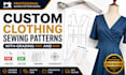 create custom clothing sewing patterns with grading pdf and dxf