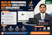 do matlab programming matlab simulink, gui tasks and projects