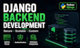 develop secure django backend for your website or web app