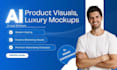 create ai product visuals, luxury mockups, commercial image