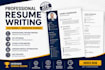write ats friendly professional resume CV and cover letter