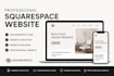 build a professional squarespace website with custom design