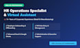 be your HR operations specialist and virtual assistant