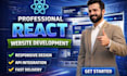 develop custom website, as full stack developer, react js developer
