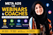 run meta ads for webinar registrations