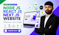 deploy your node js react js next js website