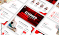 educational online course google slide, teaching presentation pitch deck design