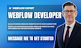 be your webflow developer, webflow expert, webflow website design, webflow