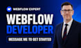 be your webflow developer, webflow expert, webflow website design, webflow
