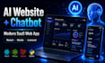 build ai website, ai chatbot, saas web app