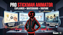 create professional 2d stickman animation explainer videos