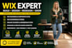 wix website redesign wix website design, wix development, wix ecommerce