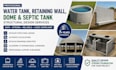 design rcc retaining walls and concrete tank structures
