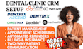 do dental clinic CRM ascend dentrix curve carestack doctible nexhealth weave