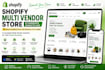 design a shopify muti vendor store ecommerce mutivendor