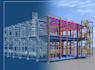 revit assignment 2d 3d mep coordination, revit 3d parametric model, 4dsimulation