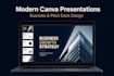 create modern canva presentation slides