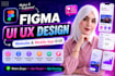 figma website design, website UI UX and app UI UX design