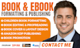 children book formatting for amazon KDP, book publishing, paperback formatting