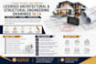 provide licensed architectural and structural engineering drawings in ca