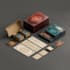design board game card game tabletop game with box rules