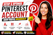 create SEO optimized pinterest boards, pins, and profile setup