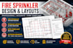 design professional fire sprinkler system drawings and layouts