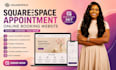build a squarespace appointment online booking website and acuity scheduling