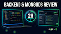 conduct a 2 hour backend code and mongodb database review