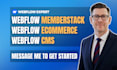 do webflow memberstack, webflow cms, webflow ecommerce website, business website