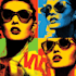 create retro city pop 90s 80s anime illustration