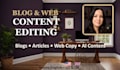 edit and humanize blogs, articles, website copy, and ai content