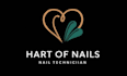 design elegant classic nail technician logo