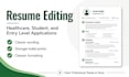 edit your healthcare student or entry level resume