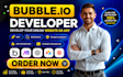 do bubble developer job, build bubble website, bubble io app, bubble mvp for you