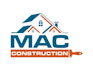 create a modern construction and painting logo design